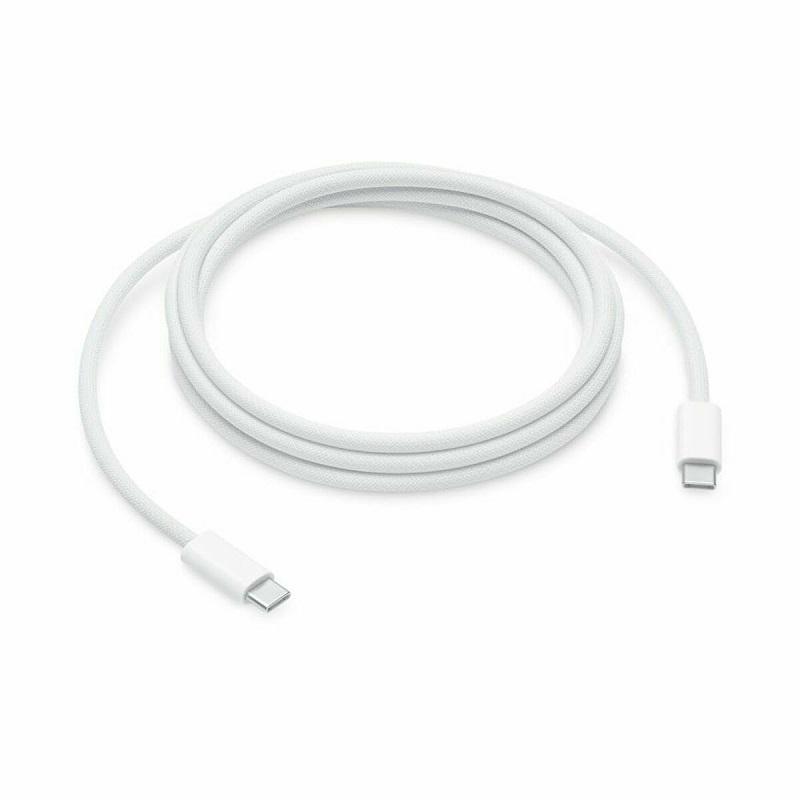 CABLE DE CARGA USB-C DE 240W (2METRO) PARA APPLE  IPHONE 15 / 15 PLUS / 15 PRO / 15 PRO MAX / 16 / 16E / 16 PLUS / 16 PRO / 16 PRO MAX MATERIAL ORIGINAL