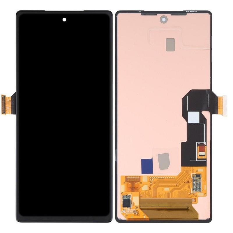 TOUCHSCREEN + DISPLAY OLED DISPLAY COMPLETO SENZA FRAME PER GOOGLE PIXEL 6A 5G (GX7AS GB62Z G1AZG GB17L) NERO ORIGINALE