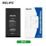 RELIFE BATTERIA DE GRANDE CAPACITA (3500 mAh) PER APPLE IPHONE 13 6.1 (DIAGNOSTICABILE BATTERIA NON È NECESSARIA LA SALDATURA CAVO BATTERIA ORIGINALE NESSUN MESSAGGIO "PARTE SCONOSCIUTA") (RICHIEDE AGGIORNAMENTO ALL'ULTIMA VERSIONE)