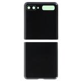 SET 2 PIEZAS TAPA TRASERA PARA SAMSUNG GALAXY Z FLIP F700F NEGRO