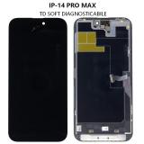PANTALLA TACTIL + DISPLAY OLED DISPLAY COMPLETO PARA APPLE IPHONE 14 PRO MAX 6.7 TD OLED VERSIONE SOFT (DIAGNOSTICABLE NO ES NECESARIO TRASPLANTAR EL IC DE PANTALLA ORIGINAL) (REQUIERE ACTUALIZACIóN A LA úLTIMA VERSIóN)