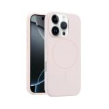 CUSTODIA CELLULARE DI SILICONE LIQUIDO + MAGNETICO PER APPLE IPHONE 16 PRO ROSA