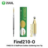 2UUL FD15 FIND210-O BALLPOINT PUNTA DE SOLDADOR DORADA