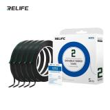 RELIFE HX1 手机密封缓冲双面胶 2MM 绿膜黑胶 用于解决屏幕翘边 边框漏光 曲屏封缝等