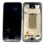 PANTALLA TACTIL + DISPLAY AMOLED DISPLAY COMPLETO CON MARCO PARA SAMSUNG GALAXY A37 5G A376B  VERDE ORIGINAL (SERVICE PACK)