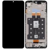 PANTALLA TACTIL + DISPLAY LCD DISPLAY COMPLETO + MARCO PARA SAMSUNG GALAXY A07 5G A076B NEGRO ORIGINALE (SERVICE PACK)