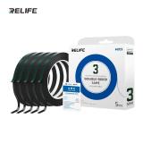 RELIFE HX1 手机密封缓冲双面胶 3MM 绿膜黑胶 用于解决屏幕翘边 边框漏光 曲屏封缝等