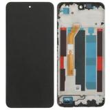 DISPLAY LCD + TOUCHSCREEN DISPLAY COMPLETO + FRAME PER REALME C71 (RMX5303) NERO ORIGINALE