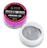 MEGA-IDEA PASTA DE SOLDADURA QUE CONTIENE PLOMO, PUNTO DE FUSION DE TEMPERATURA MEDIA 183° Sn63 / Pb37 18g