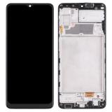 PANTALLA TACTIL + DISPLAY LCD DISPLAY COMPLETO CON MARCO PARA SAMSUNG GALAXY A22 4G A225F NEGRO ORIGINAL (SERVICE PACK) (ENSAMBLADO)
