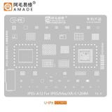 AMAOE IP XS / XS MAX / XR PLANTILLA METALICA DE CHIP IC PARA APPLE IPHONE XR / XS / XS MAX