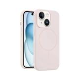CUSTODIA CELLULARE DI SILICONE LIQUIDO + MAGNETICO PER APPLE IPHONE 15 ROSA