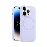 CUSTODIA CELLULARE DI SILICONE LIQUIDO + MAGNETICO PER APPLE IPHONE 14 PRO VIOLA