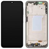 TOUCH DIGITIZER + DISPLAY OLED COMPLETE + FRAME FOR SAMSUNG GALAXY A26 5G A266B BLACK OEM