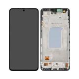 TOUCH DIGITIZER + DISPLAY AMOLED COMPLETE WITH FRAME FOR SAMSUNG GALAXY A27 5G A276B BLACK ORIGINAL (SERVICE PACK)
