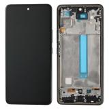 PANTALLA TACTIL + DISPLAY LCD DISPLAY COMPLETO + MARCO PARA SAMSUNG GALAXY A53 5G A536B NEGRO ORIGINAL (SERVICE PACK) (ENSAMBLADO)