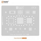 AMAOE IPAD-A9/A10X PLANTILLA METALICA DE CHIP IC PARA IPAD A9 / A10X SERIE 0.12MM