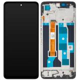 PANTALLA TACTIL + DISPLAY LCD DISPLAY COMPLETO CON MARCO PARA REALME C65 4G (RMX3910) NEGRO ORIGINAL