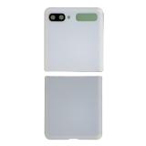 SET 2 PIEZAS TAPA TRASERA PARA SAMSUNG GALAXY Z FLIP 5G F707B BLANCO
