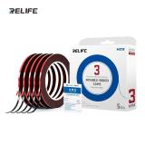 RELIFE HX2 手机密封缓冲双面胶 3MM 红膜黑胶 用于解决屏幕翘边 边框漏光 曲屏封缝等