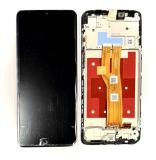 PANTALLA TACTIL + DISPLAY LCD DISPLAY COMPLETO + MARCO PARA SAMSUNG GALAXY A07 A075B NEGRO ORIGINALE (SERVICE PACK)