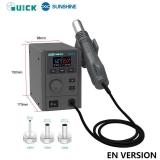 QUICK 2008 PRO 750W AI INTELLIGENT VOICE HOT AIR DESOLDERING STATION TEMPERATURE 100-500°C (EN VERSION)