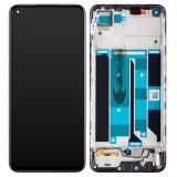 PANTALLA TACTIL + DISPLAY LCD DISPLAY COMPLETO + MARCO (05 VERSION) PARA REALME 8 4G (RMX3085) NEGRO ORIGINAL