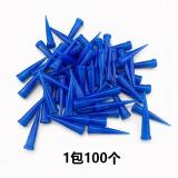 BLUE PLASTIC DISPENSING TIP FOR DISPENSING IN MOBILE PHONE SCREEN REPAIR (100PCS)