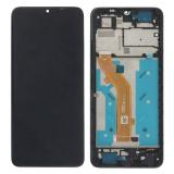 TOUCH DIGITIZER + DISPLAY LCD COMPLETE WITH FRAME FOR TCL 40 SE (T610K T610K2 T610P T610P2) BLACK ORIGINAL
