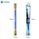 SUNSHINE SS-022D DOUBLE COPPER HEAD DUAL-PURPOSE BRUSH FOR MOBILE PHONE MAINTENANCE IC PAD CLEANING MOTHERBOARD DEGLUE AND TIN REMOVAL POLISHING ETC