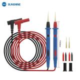 SUNSHINE SS-024B GOLD-PLATED STAINLESS STEEL TEST PROBES WITH INTERCHANGEABLE TIPS COMPATIBLE WITH 99% OF MULTIMETERS ON THE MARKET