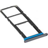 DUAL SIM CARD TRAY FOR HONOR X5C PLUS (NLA-LX1) MIDNIGHT BLACK